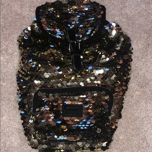 VS Pink sequin mini backpack